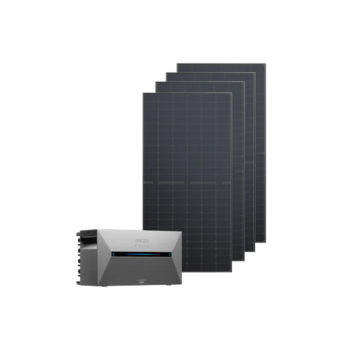 Anker SOLIX Solarbank 2 E1600 Pro + panneaux 2 340 W bifaciaux