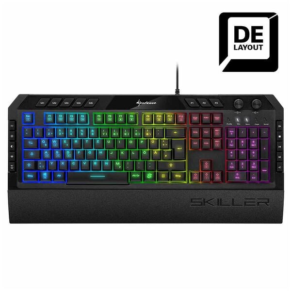 Sharkoon Gaming-Tastatur »Skiller SGK5 Rubber-Dome« schwarz schwarz, 48.2x4x18.5 cm