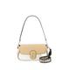 Marc Jacobs Hobo Bags - The Large Clover Shoulder Bag - Leather - Beige - Gr. unisize - in Braun - für Damen