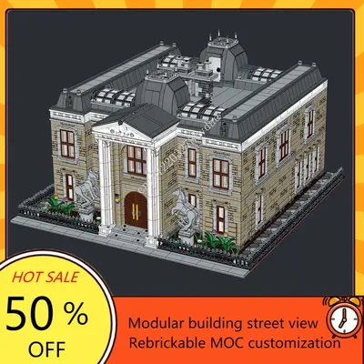 11645PCS Wayne Manor Modulare MOC Kreative street view Modell Bausteine Architektur DIY Bildung Image