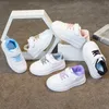 2025 Mädchen schuh frühling Herbst Junge Weiß Schuh Beiläufige Laufende kind Schuh Anti Slip Weiche