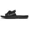 Pantolette FITFLOP "GRACIE SOFT-TWIST LEATHER SLIDES", Damen, Gr. 36, schwarz, Schafsleder, unifarben, modisch, Schuhe, Pool Slides, Sandale mit DYNAMICUSH-Technologie