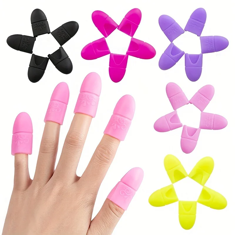 Silikon-Nagel-Einweichkappen – geruchloses, professionelles Maniküre- und Pediküre-Werkzeug zur einfachen Entfernung von Gel-Nagellack Image