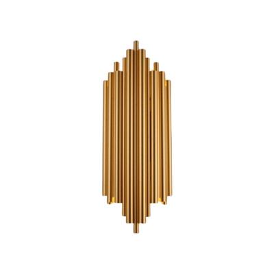 Zonda W – große goldene Wandleuchte, 50 cm Image