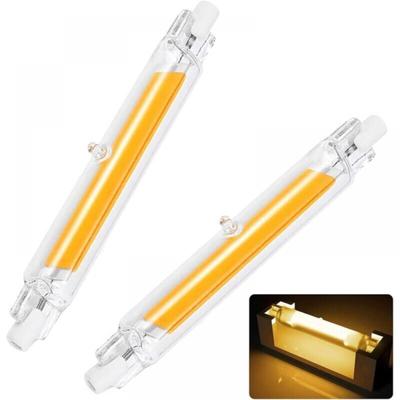 R7S LED-Lampe, 118 mm, 20 w, 220 v, entspricht 200-W-Halogenlampe, R7S-LED-Röhre, warmweißes Licht Image