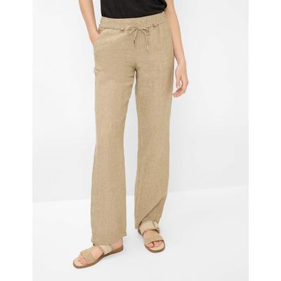 Culotte BRAX "Style FARINA", Damen, Gr. 40, Normalgrößen, beige, 100% Leinen, Hosen Image
