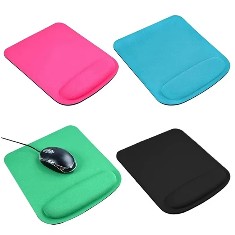 EVA Ergonomische Handgelenk Rest Maus Pad Komfortable Handgelenk Unterstützung Nicht Slip Mäuse Matte Weiche Verdicken Maus Pads Für Laptops PC Computer Image