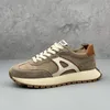 Schuhe für Männer Casual Sneakers Lace Up Outdoor Laufschuhe Design Patten Retro Leder Sport Schuh