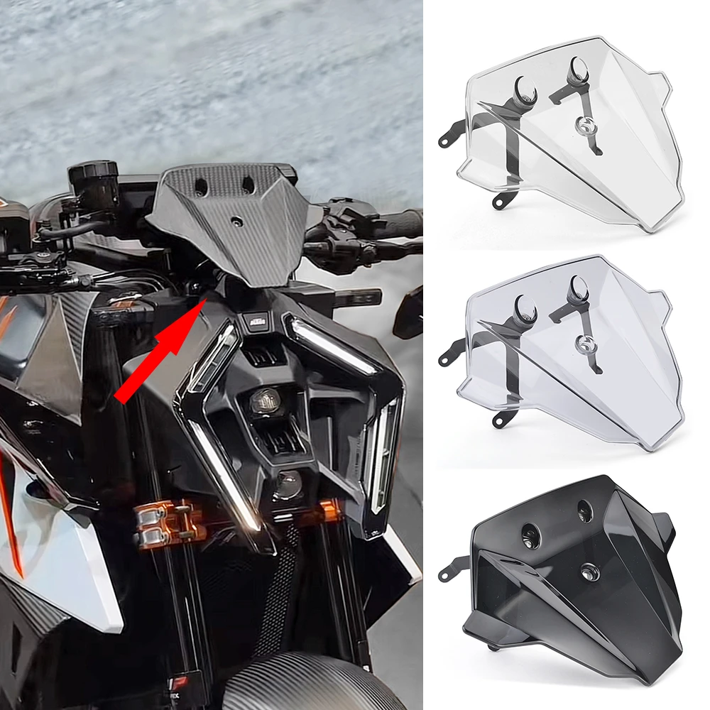 Windschutzscheibe Windschutz Für K-TM 990 DUKE 990 Duke 2024 2025 Windschutz Deflektor Motorrad Zubehör Image