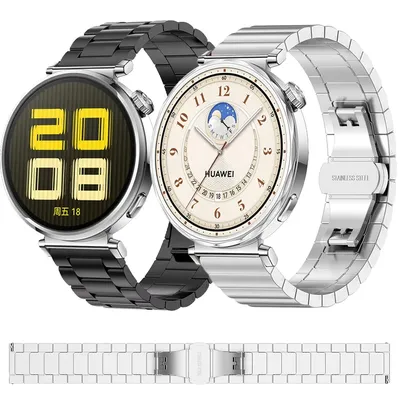 18mm Metall Edelstahl Armband für Huawei Uhr GT4 GT5 41mm Smart Uhr Armband für Huawei Uhr GT5 Pro 42mm Zubehör Image
