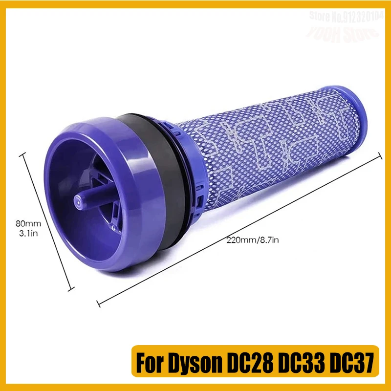 Ersatz-Hepa-Filter für Dyson DC28 DC33 DC37 DC39 DC41 DC53 Handstaubsauger, waschbare Hepa-Vorfilter-Ersatzteile Image