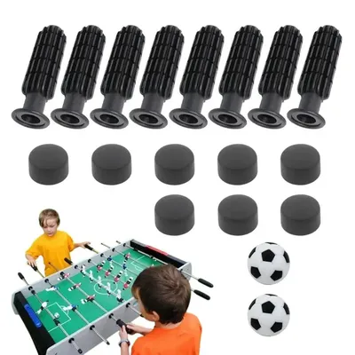 Table Football Set Portable Toothed Soccer Handles Replacement Parts Outdoor Play Toys Non-Slip