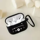 Custodia protettiva in TPU per lettore musicale per AirPods Pro/Pro2 Custodia protettiva morbida per auricolari per AirPods 2/3/4 Cover per auricolari wireless
