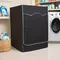 （black）23.6x25.5x33.4in Washing Machine Cover for Top Load Machine,Washers/Dryers Cover with Zipper