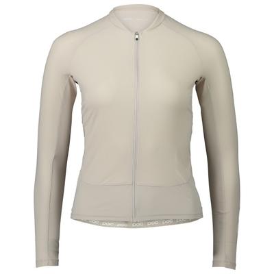 POC - Women's Essential Road L/S Jersey - Radtrikot Gr M beige/grau Image