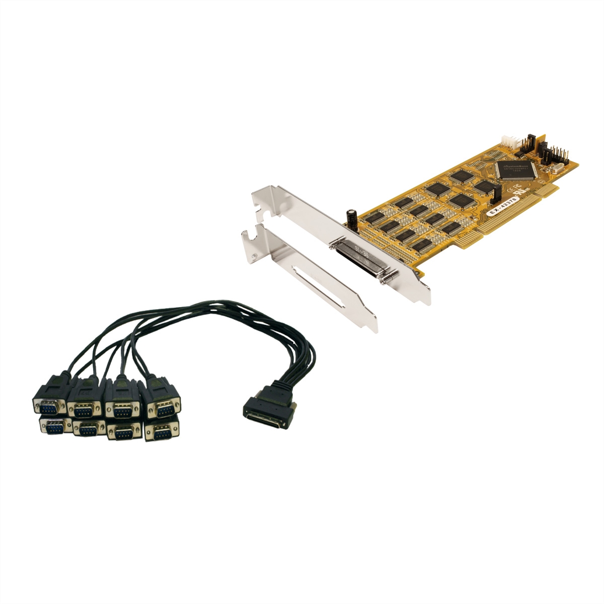 EXSYS EX-42378 PCI Karte 8x RS-232/422/485 Image