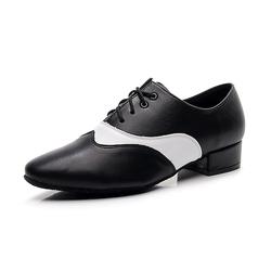 Homme Chaussures habillées Classique Cuir Respirant Confortable Antidérapant À lacets Noir et blanc Noir Blanche Automne Hiver