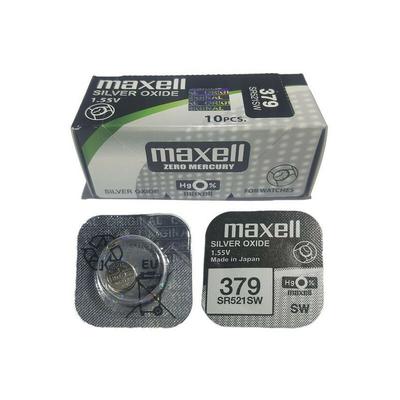 Maxell - Uhrenbatterie 379 Silberoxid Sr521sw 379/ Image