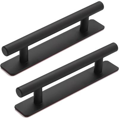 CCYKXA Selbstklebender Türgriff aus geradem Rohr, 2 Stück Möbelgriff aus Aluminiumlegierung, Image