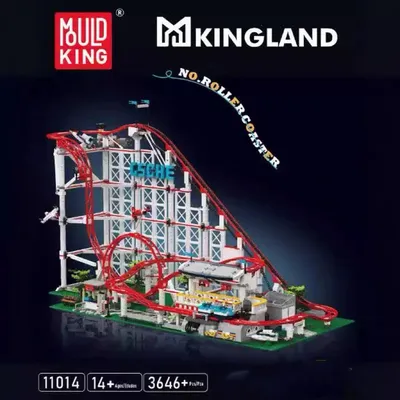 2025 neue Vergnügungspark Achterbahn Bausteine Kinderspielzeug Geburtstagsgeschenk Image
