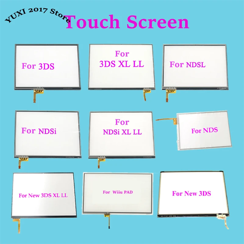 Transparenter Ersatz-Touchscreen-Panel-Display-Digitizer, geeignet für NDS NDSL New 3DS NDSi XL LL Image