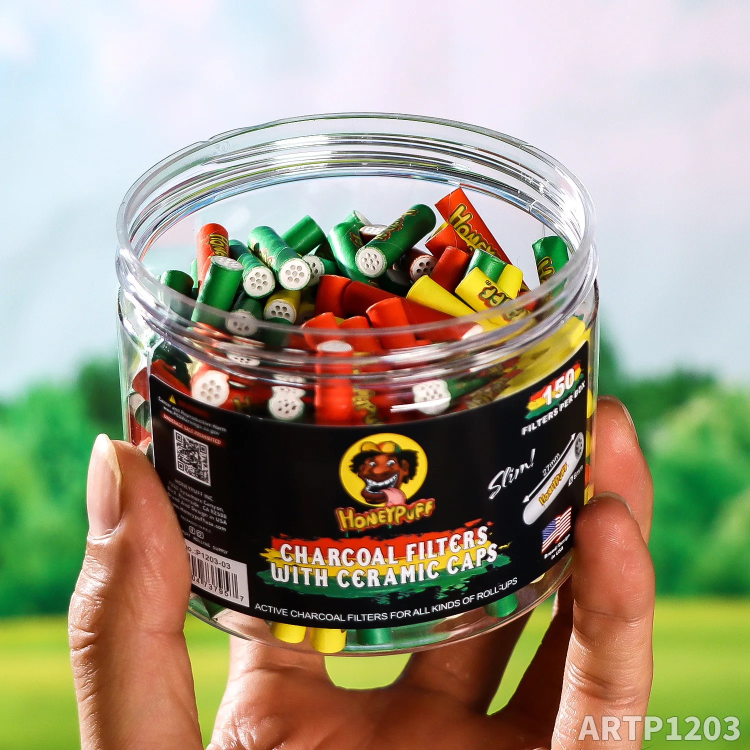 Hornet 150 Stück/Tank, 6 mm, Aktivkohlefilter, Holzkohle, Rauchen, Einwegmaterial, universell regelmäßig, King-Size-Rohrfilter Image