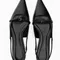 2025 Summer New Women's Flat Bottom Slingback Sandals Woman Leopard Pointed End Mules Fashion Leather Pu Low-heel Beach Shoes
