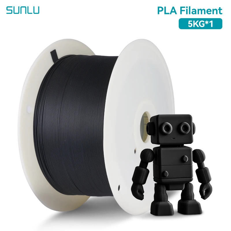 SUNLU 5 kg 3D PLA/PETG/PLA PLUS/klares Filament 1,75 mm 5 kg/Rolle 3D-Drucker, ordentlich gewickeltes 3D-Filament für 3D-Drucker und 3D-Stift Image