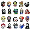 20 teile/satz Horror Thema Schuh Charms PVC Cartoon Schuhe Zubehör fit Clogs Sandalen Dekoration