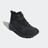 Wanderschuh ADIDAS TERREX, Gr. 47, schwarz (core schwarz, core schwarz, grau four), Leder, Textil, sportlich, Schuhe