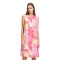 Chiffonkleid BETTY BARCLAY "Betty Barclay Chiffonkleid ohne Arm", Damen, Gr. 42, Normalgrößen, rosé, gelb, Obermaterial: 100% Polyester. Futter: 100% Polyester., modisch, Basic schmal kurz, ohne Ärmel, Kleider, Design