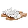Pantolette LASCANA "Mule, Sandale, offener Schuh", Damen, Gr. 40, silber (silberfarben), Obermaterial: 100% Lammleder. Futter: 100% Schweinsleder. Decksohle: 100% Rindsleder. Laufsohle: 100% Synthetik, unifarben, modisch, Schuhe, aus Leder