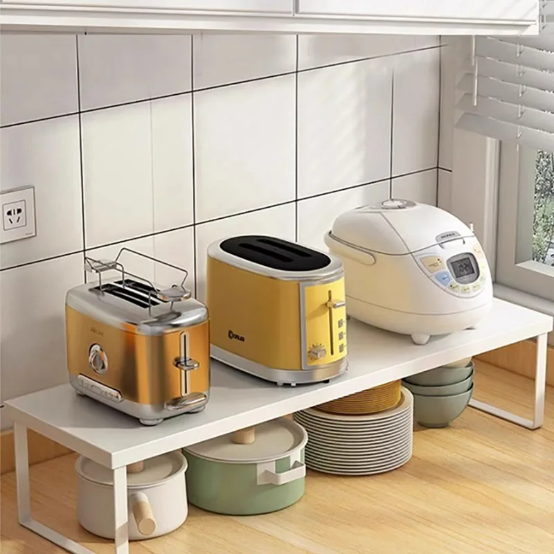 Aufbewahrungs- und Aufbewahrungsunterlage für Computerbildschirme, erhöhter Aufbewahrungsständer für den Schreibtisch, Aufbewahrungsständer für den Schreibtisch und die Küche