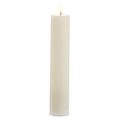 Luminesce 4559458 - 2" x 10" Ivory Wax LED Pillar Candle with Timer