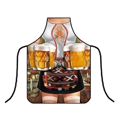 Oktoberfestbier Kostüm Schürze Dirndl Lederhosen Oktoberfest / Bier Bayerisch Bayerisches Paar Wiesn Traditioneller Stil Wiesn Herren Damen Party Bier Festival Stoff im traditionellen Stil Schürze Image
