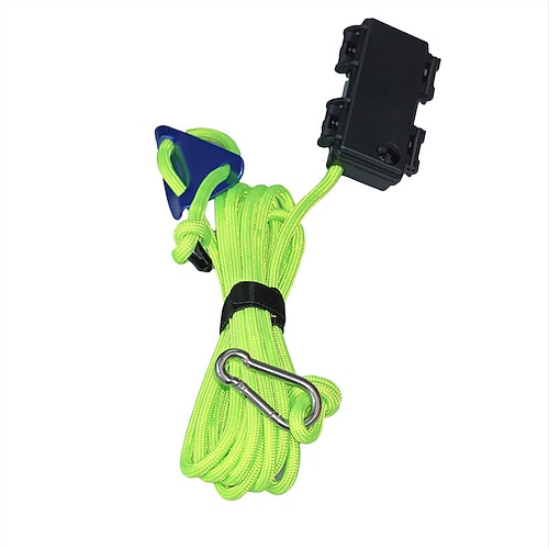 1 Stück Outdoor-Camping-Lichterkette – 3 m/5 m/10 m, IP66 wasserdicht, winddichtes Zeltdachseil mit 8 Beleuchtungsmodi, langlebigem Design und wasserdichtem AA-Batteriefach Image