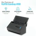 Fujitsu IX500, IX1600 Scanner per foto e documenti Touchscreen grande abilitato su cloud ad alta velocità wireless o USB, alimentatore automatico per documenti