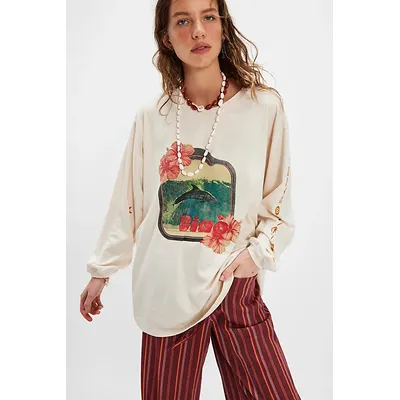 Ciao Ciao Vacation Dolphin Tee at Free People in Ivry/Ivoir, Size: XS