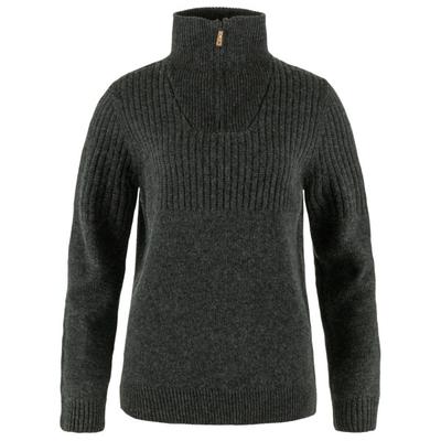 Fjällräven - Women's Övik Half Zip Knit - Wollpullover Gr S schwarz Image