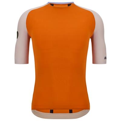 Santini - Pelle Stelth Fir Slip-On Jersey - Radtrikot Gr 4XL orange Image