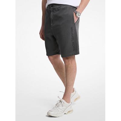Michael Kors Garment-Dyed Cotton Shorts Black XL