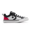 Sneaker CONVERSE "PRO BLAZE STRAP EASY-ON", Gr. 32, schwarz, rot, weiß, Leder, sportlich, Schuhe