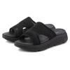 Pantolette VIVANCE, Damen, Gr. 39, schwarz, Obermaterial: 100% Textilmaterial. Futter: 100% Textilmaterial. Decksohle: 100% Synthetik. Laufsohle: 100% Synthetik, unifarben, casual, Schuhe, Mules, Sandale, offener Schuh mit modischer Chunky-Sohle VEGAN
