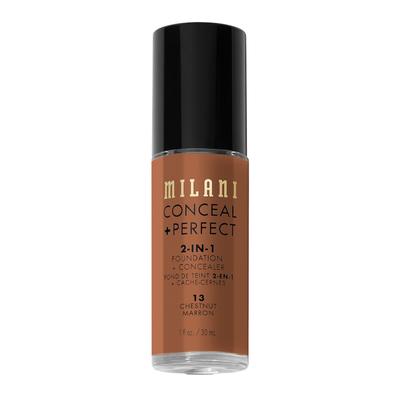 Milani Conceal + Perfect 2in1 Foundation 13 - CHESTNUT 30 ml Braun Image