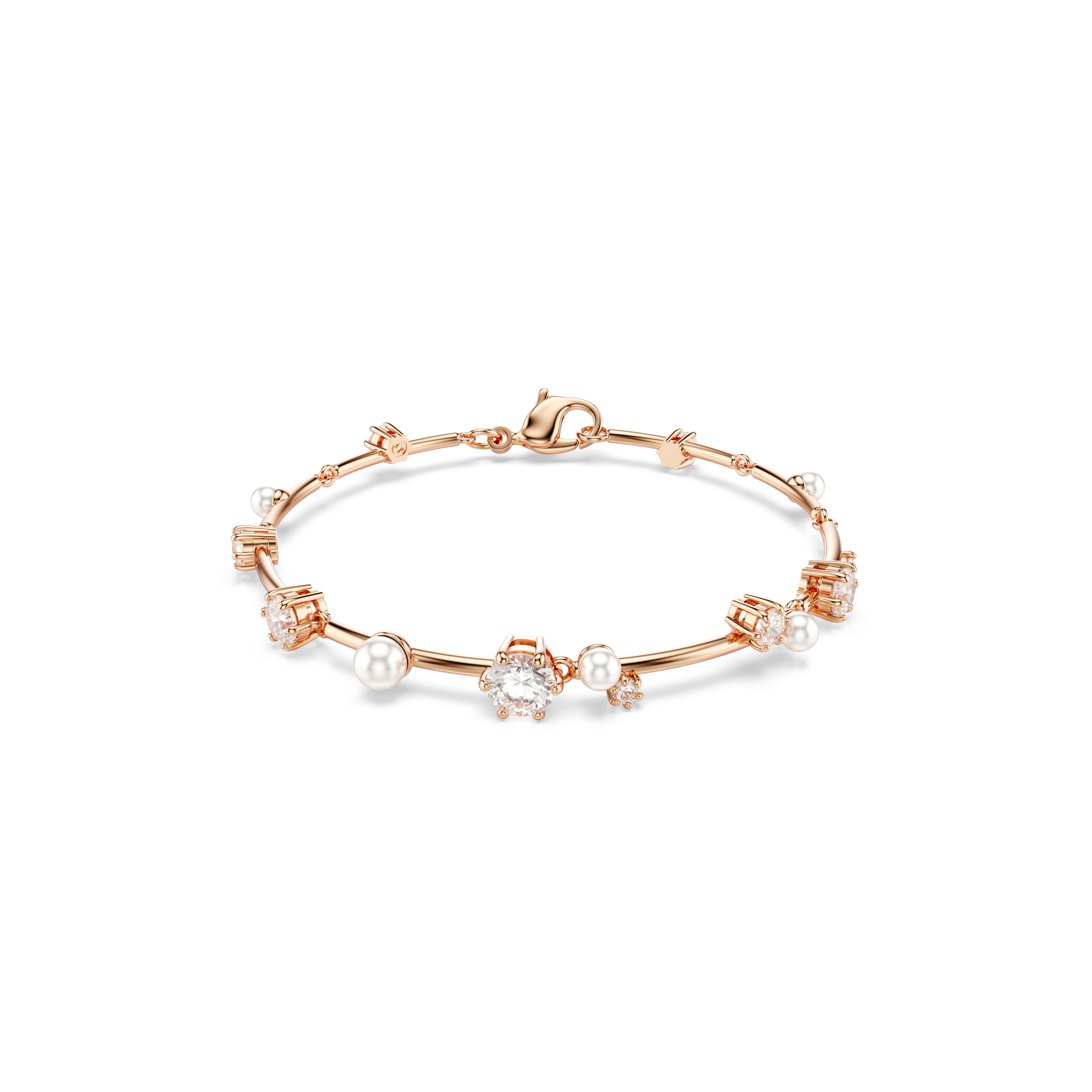 Swarovski 'constella Bars' Womens Gold Plated Metal Bracelet - Rose 5729505 Gold Tone - One Size | Swarovski Sale | Discount Designer Brands