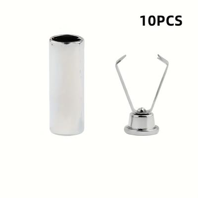 TEMU 10pcs Rope Puller, Rope Card Accessories, Hat Drawstring Stop Rope , Multifunctional Rope For Jackets, Down Jackets, Sweaters, Pants And Hats, Rope Accessories Image