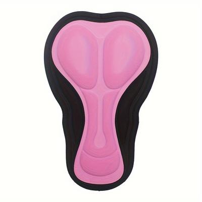 TEMU 3d Women's Cycling Underwear Pad - Pink, Shock-absorbing, High-elastic, Breathable, Quick-dry & Anti-wear - Road Bikes, Mountain Bikes & Long Rides, Cycling Accessories Image