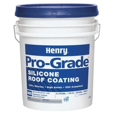 Henry Pro Grade 988 Silicone Roof Coating 5 Gallon Pail Black - 5 Gallon Pail
