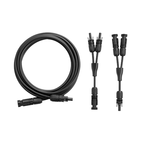 Anker SOLIX Solar Panel MC4 Extension Cable (5m, 6mm², 2-pack)*4 + Anker SOLIX Y Branch Connector*2