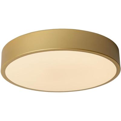 Lucide - unar - Deckenleuchte - ø 30 cm - led 3 StepDim - 1x18W 2700K - Mattes Gold / Messing Image